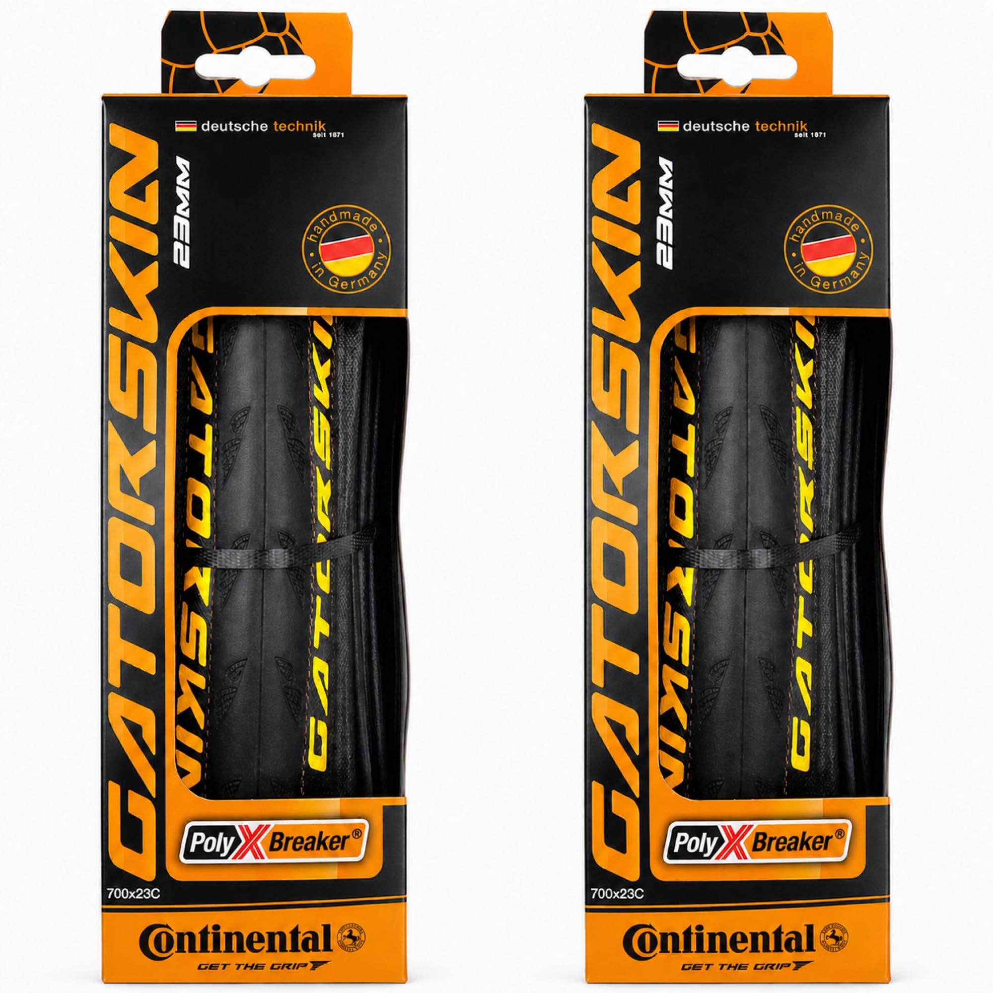 Continental GATORSKIN 700x23Cと25C とチューブ Amazon.com: Continental Gatorskin 700x23 Road Tire 2 Pack